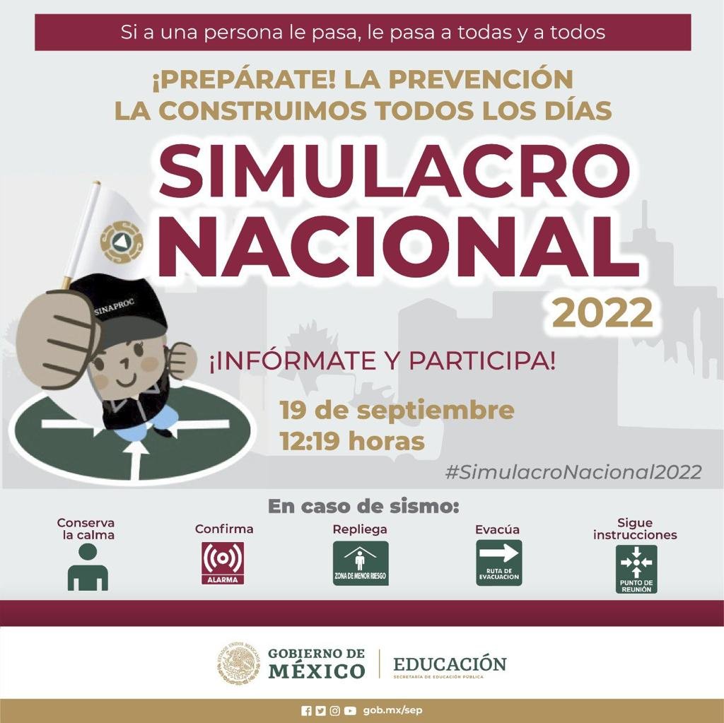 Realizarán hoy simulacro nacional de sismo infored360.mx